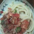 Serendippy's cooksnap of when they made トマトとツナの冷やしうどん.