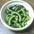 musasabict's cooksnap of when they made ご飯がすすむ！ゴーヤ＆塩昆布の和え物♪.