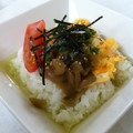 e3san's cooksnap of when they made ザーサイと卵のお茶漬け.