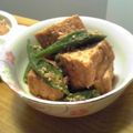 プミッキィ☆'s cooksnap of when they made 厚揚げとおくらの胡麻和え♪.