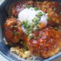 pochio129's cooksnap of when they made 柔らかっ♪鶏のつくね丼.