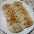かちゅ☆まみ's cooksnap of when they made 激安！ベビーチーズINのおつまみ餃子♪.