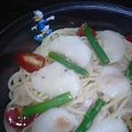 セイコモ１０３'s cooksnap of when they made 桃の冷製パスタ♪.