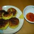 AzuMAMA's cooksnap of when they made さつまいもモチ☆ スイートチリソース.
