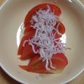せつみか's cooksnap of when they made ♥momiちゃんのしらす冷やしトマト♥.