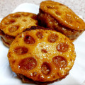 ☆★あんず姫★☆'s cooksnap of when they made うちの照り焼き☻和風蓮根はさみハンバーグ.