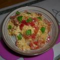 ずっこたん's cooksnap of when they made 簡単！オリーブオイルで卵トマト丼♪.