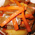 やよぴん's cooksnap of when they made こんにゃくとさつま揚げのきんぴら.
