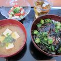 ヤング's cooksnap of when they made まぐろの漬け丼.