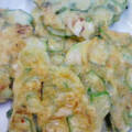 おかちゃんキッチン's cooksnap of when they made オクラチヂミ.