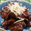 mmameco's cooksnap of when they made レバーのウスターソース煮.