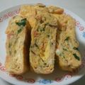 なうなうみぃ～'s cooksnap of when they made お弁当に★鮭フレークと大葉の卵焼き.