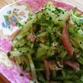 mmameco's cooksnap of when they made ズッキーニとサラミのサラダ☆.