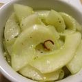 mcc5646's cooksnap of when they made ピリッ！と辛いレモン風味の白瓜漬け.