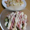 おはに's cooksnap of when they made ☆塩もみキュウリとハムの簡単サラダ☆.