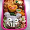 じゃじゃまる♡'s cooksnap of when they made キャラ弁☆顔だけトトロおにぎり♪.