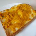 konnkodayo's cooksnap of when they made のせるだけ☆かぼちゃトースト☆.
