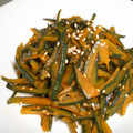 ソネチコ's cooksnap of when they made ◆残り物で！かぼちゃの皮のキンピラ◆.