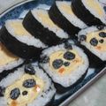 KUMI KUMI's cooksnap of when they made 巻き寿司☆どうぶつさん☆.