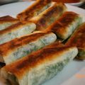 モリボーノ's cooksnap of when they made パリパリ★ウマウマ　エビニラ焼き春巻き.