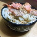 ✡みかえる✡'s cooksnap of when they made 鮭のさっぱり冷やしうどん.
