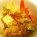 inoconoco's cooksnap of when they made 簡単☆厚揚げの和風ケチャップ炒め.