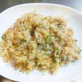 うぎょ's cooksnap of when they made ベーコンと玉葱とオクラのコンソメ炒飯.