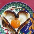 Rassa☆'s cooksnap of when they made ちくわでキュートなハート目玉焼き.