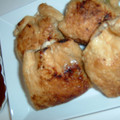 monemaruku's cooksnap of when they made きのこと白ねぎ入り☆うす揚げ巾着焼き.