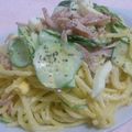☆momoco☆'s cooksnap of when they made **スパサラ★醤油風味**.