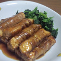 あやっぽんず's cooksnap of when they made ご飯がススム!!旨辛♡豚肉の厚揚げ巻き.