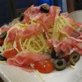 たべたいち's cooksnap of when they made 生ハムの冷製パスタ.