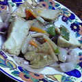 パミィ's cooksnap of when they made 厚揚げと豚バラ肉の甘酢炒め.