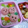 フーミン✩'s cooksnap of when they made 子供が喜ぶお弁当☆さくらんぼ＆りんご.