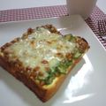 琴mix's cooksnap of when they made かんたん朝ご飯♡オクラ納豆チーズトースト.
