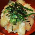 みーたん船長's cooksnap of when they made 天然真鯛の漬け丼.