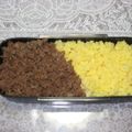 Mari_Group's cooksnap of when they made お弁当にレンジで簡単、鶏そぼろ.