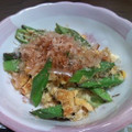 YUMIKOMUGI's cooksnap of when they made オクラの卵とじ.