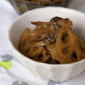 ピンクのたまご's cooksnap of when they made きのこと蓮根の黒酢炒め.