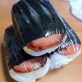 riepoyo's cooksnap of when they made スパムむすび☆沖縄風.