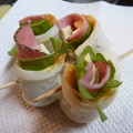 さとみにぃ～'s cooksnap of when they made 簡単！具だれとちくわのチーズ巻き♪.