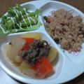 saya_aya's cooksnap of when they made 牛肉ともやし☆韓国風炊き込みご飯.