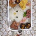 ｙ☆Ｒ☆ｍ's cooksnap of when they made 簡単キティちゃんキャラ弁.