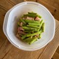 みるく茶's cooksnap of when they made 簡単♪　茹でずに炒めるアスパラベーコン.