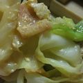 絢音＆海央ママ's cooksnap of when they made ベーコンキャベツ炒め.