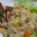 ポメちょん's cooksnap of when they made 炊飯器で簡単☆えびピラフ✿✿.