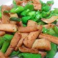 にゃーお★'s cooksnap of when they made 焼き豚とピーマンの炒め物.