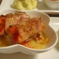 I♡BOY's cooksnap of when they made パプリカのベーコン巻き✿マスタードソース.