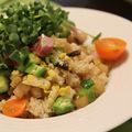 rakuen's cooksnap of when they made スダチたっぷり　野菜のあられ寿司.