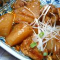 vermillion's cooksnap of when they made 鶏肉と大根の韓国風ピリカラ煮☆にんにく風味☆.
